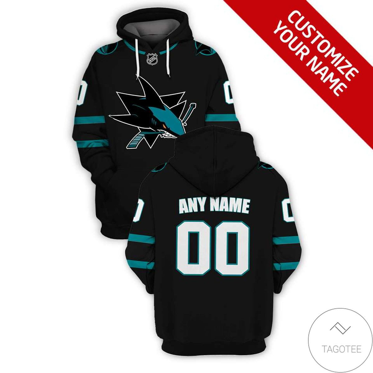 Personalized San Jose Sharks Branded Custom 3D All Over Printed Sweatshirt, Hoodie, Zip Hoodie | Nhl Fan Gear For Men, Women