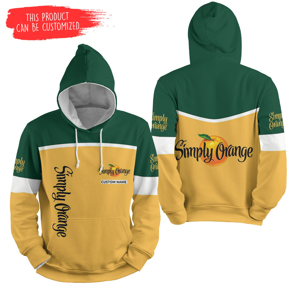 Personalized Simply Orange Juice 3D All Over Printed Sweatshirt, Hoodie, Zip Hoodie | Ncaa Fan Gear For Men, Women