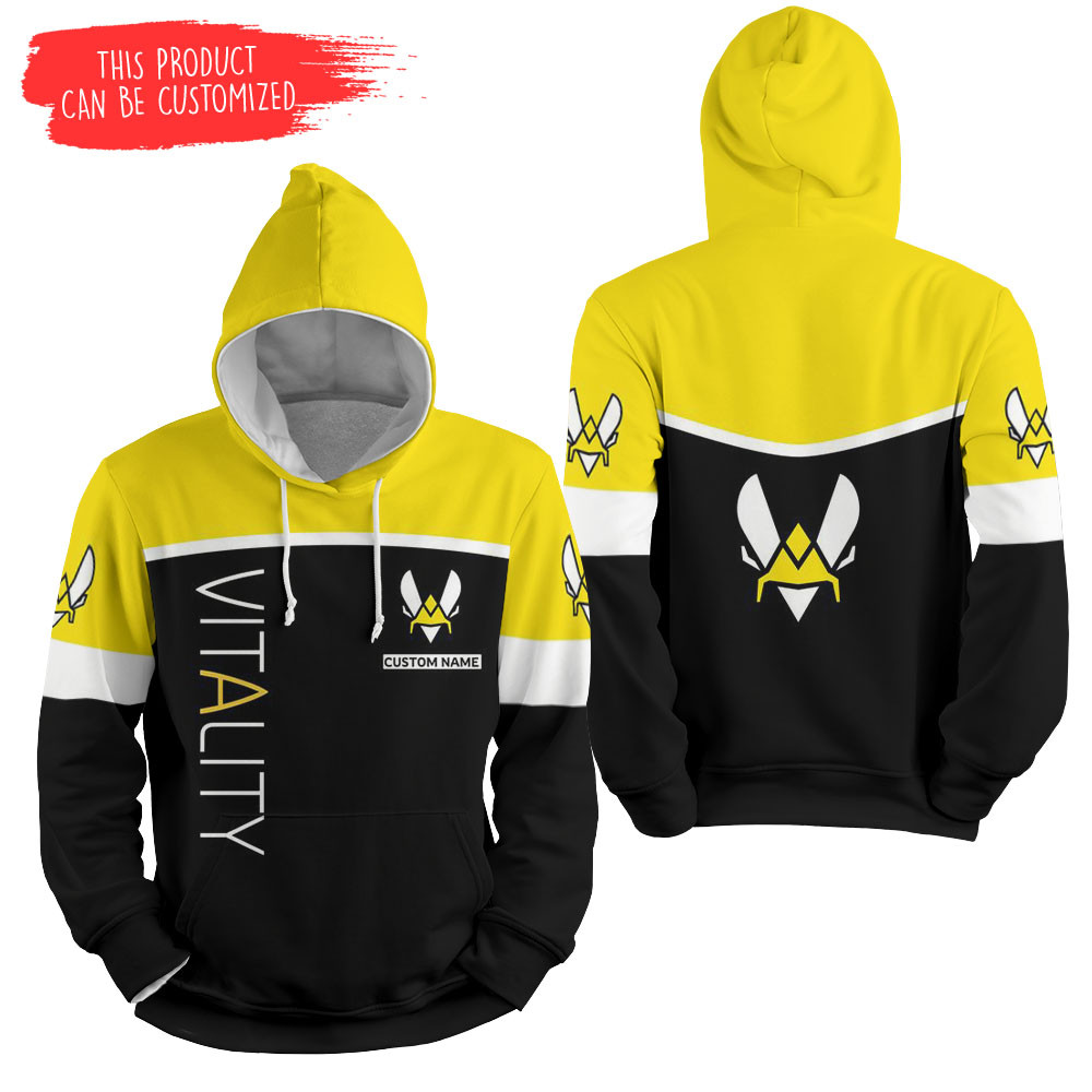 Personalized Team Vitality Esports 3D All Over Printed Sweatshirt, Hoodie, Zip Hoodie | Fan Apparel For Men, Women