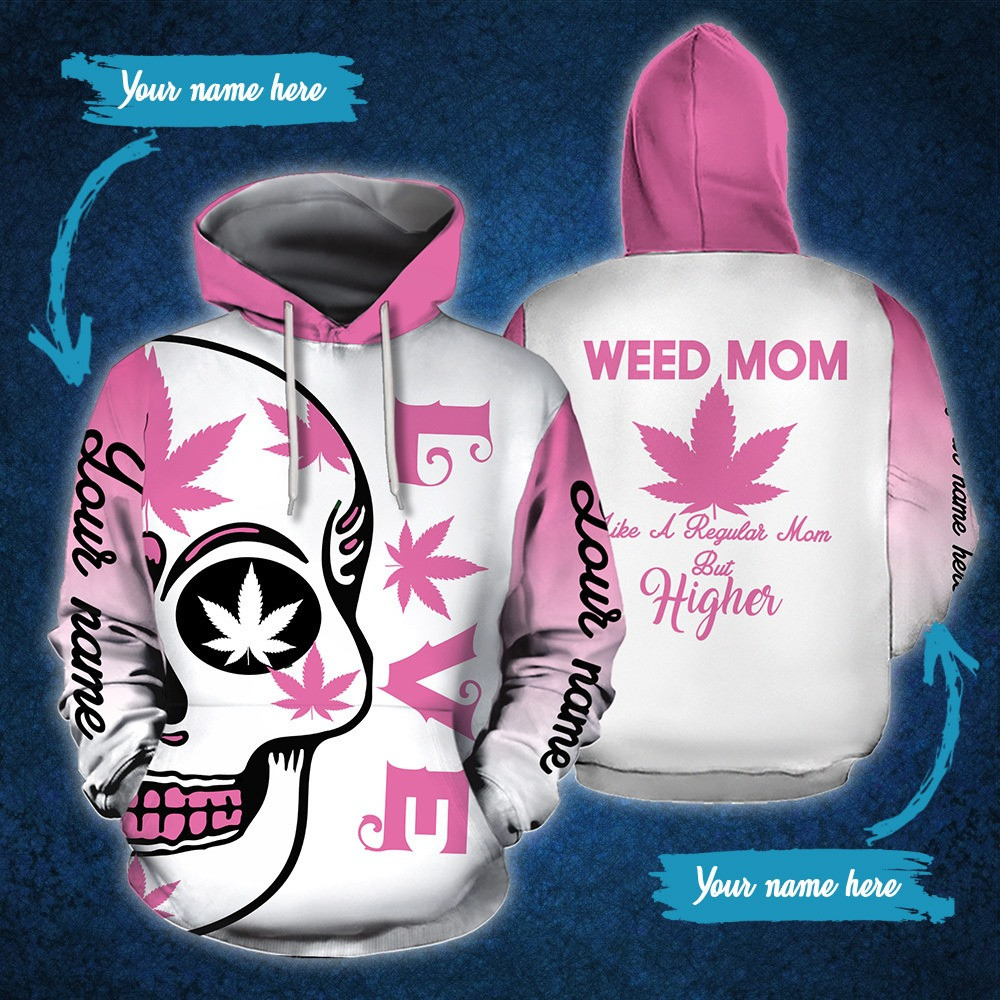 Personalized Weed Mom 3D All Over Printed Sweatshirt, Hoodie, Zip Hoodie | Fan Apparel For Men, Women