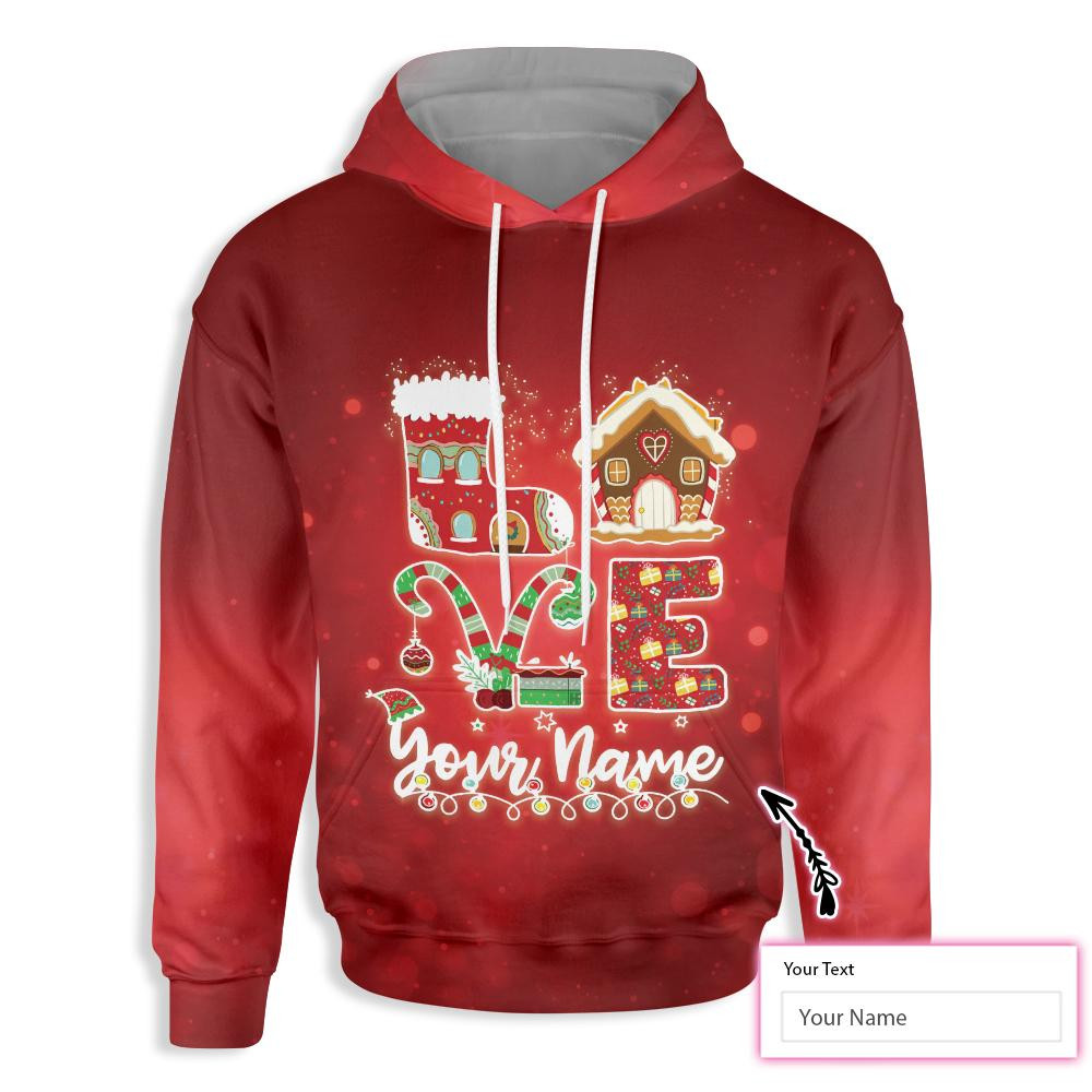 Personalized Xmas Teacher Love Custom 3D All Over Printed Sweatshirt, Hoodie, Zip Hoodie | Fan Apparel For Men, Women