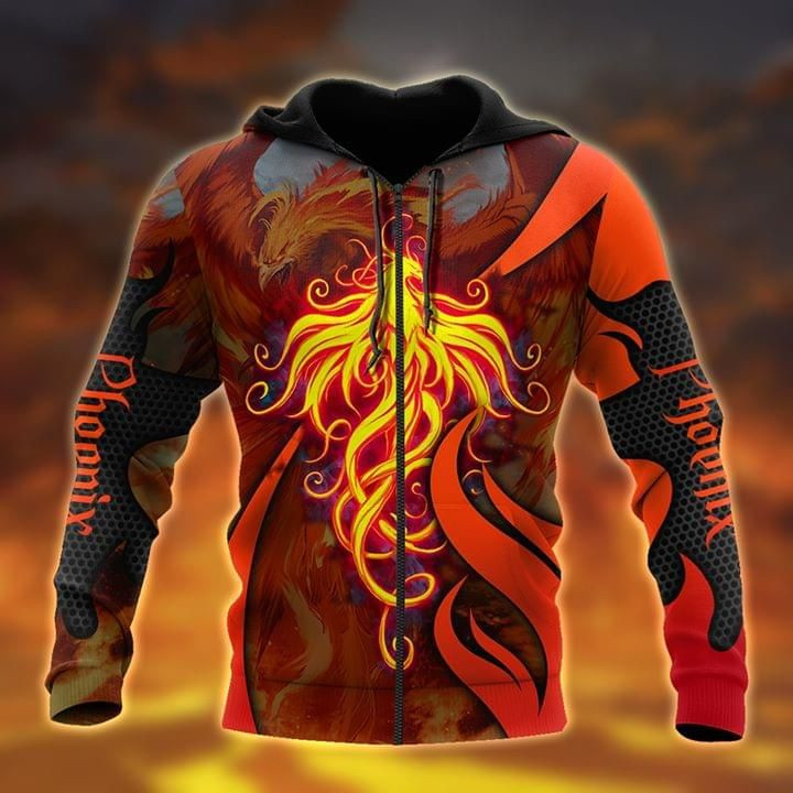 Phoenix 3D All Over Printed Sweatshirt, Hoodie, Zip Hoodie | Fan Apparel For Men, Women