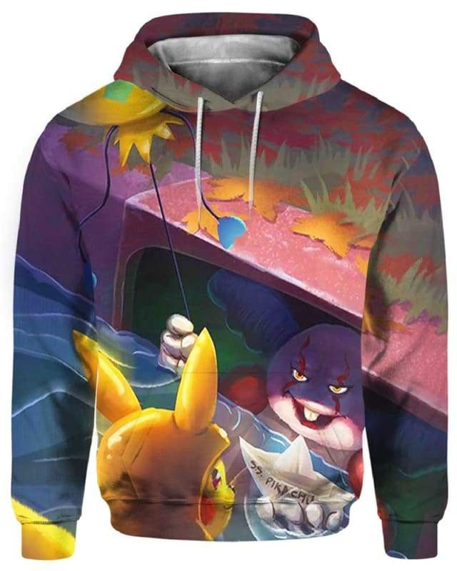 Pikachu 3D All Over Printed Sweatshirt, Hoodie, Zip Hoodie | Fan Apparel For Men, Women