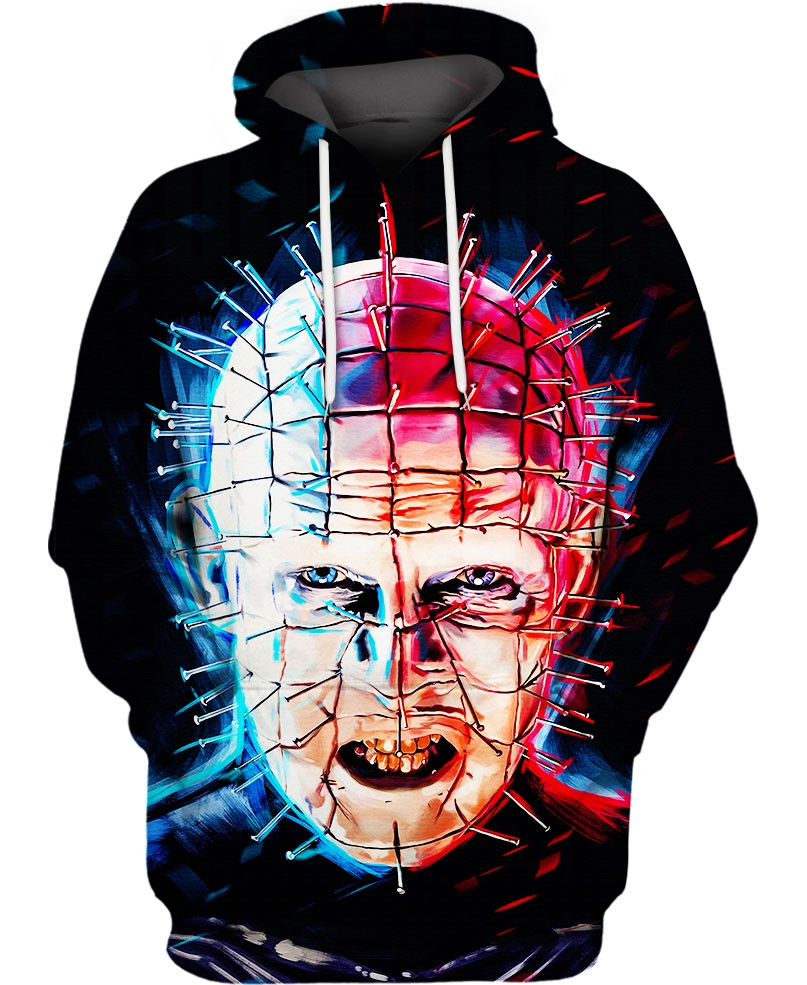 Pinhead 3D All Over Printed Sweatshirt, Hoodie, Zip Hoodie | Fan Apparel For Men, Women