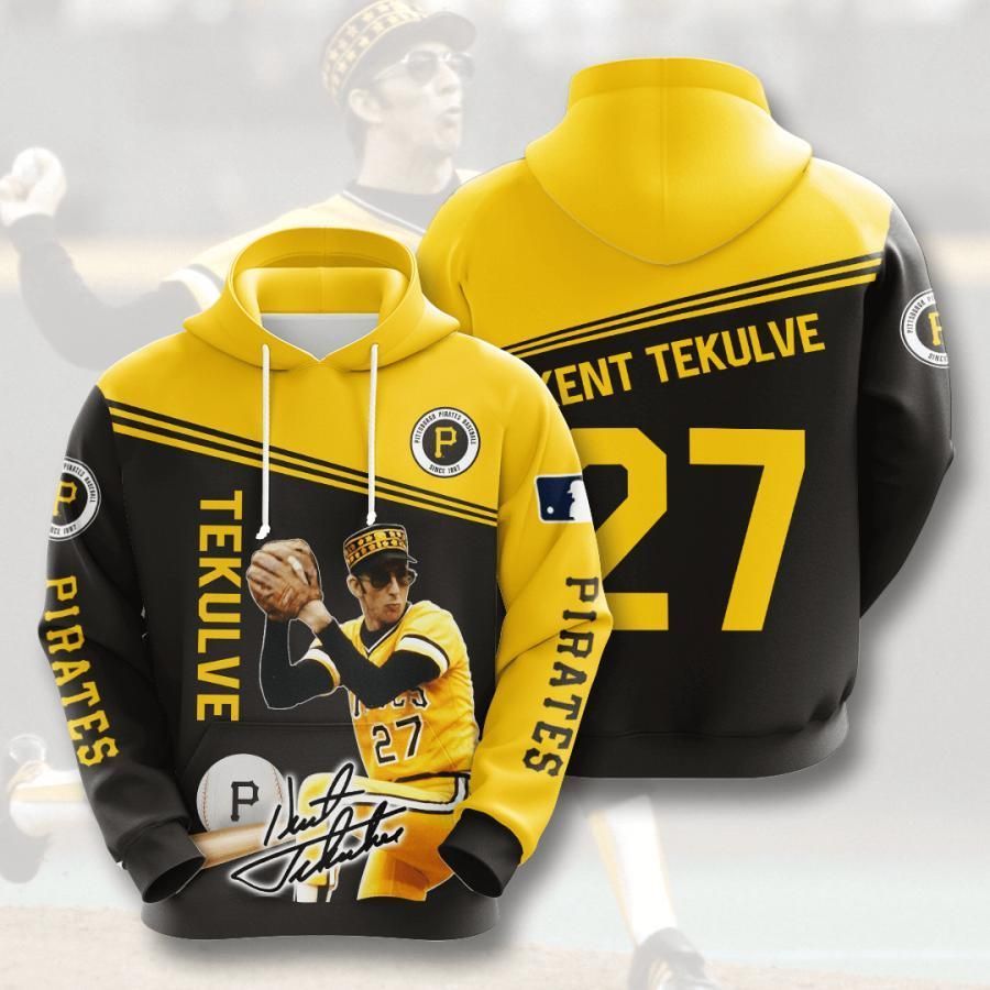 Pittsburgh Pirates Kent Tekulve 27 3D All Over Printed Sweatshirt, Hoodie, Zip Hoodie | Mlb Fan Gear For Men, Women