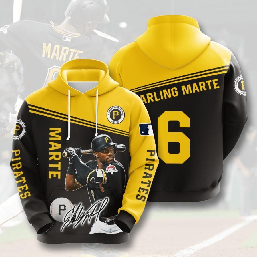 Pittsburgh Pirates Starling Marte 6 3D All Over Printed Sweatshirt, Hoodie, Zip Hoodie | Mlb Fan Gear For Men, Women