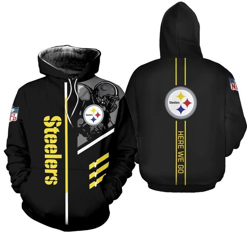 Pittsburgh Steelers 3D All Over Printed Sweatshirt, Hoodie, Zip Hoodie | Nfl Fan Gear For Men, Women
