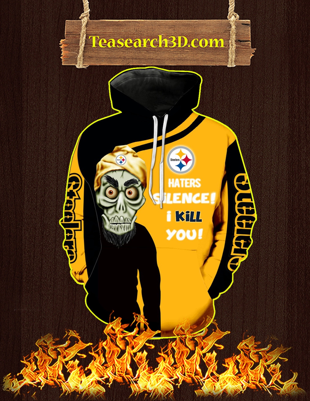 Pittsburgh Steelers Achmed 3D All Over Printed Sweatshirt, Hoodie, Zip Hoodie | Nfl Fan Gear For Men, Women