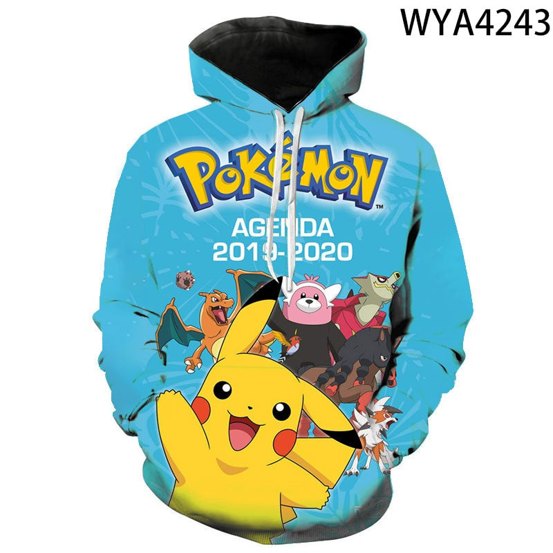 Pokemon 3D All Over Printed Sweatshirt, Hoodie, Zip Hoodie | Special Edition Fan Apparel For Men, Women