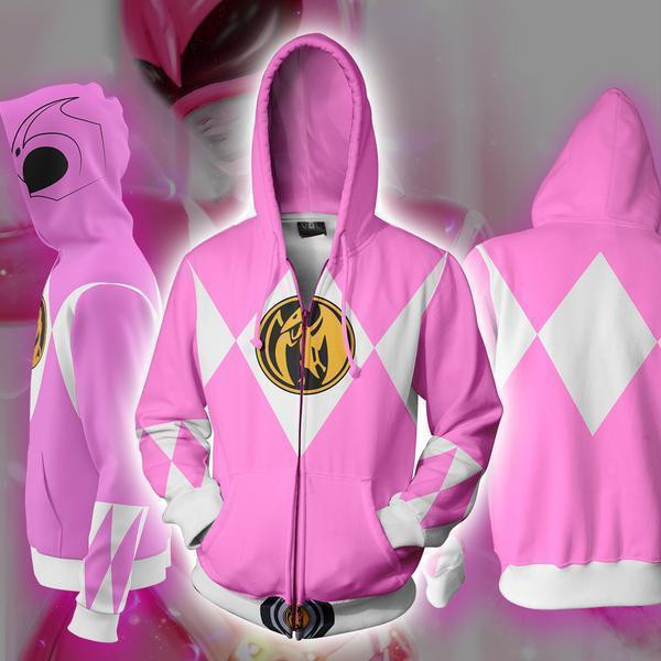 Power Rangers Pink 3D All Over Printed Sweatshirt, Hoodie, Zip Hoodie | Nhl Fan Gear For Men, Women