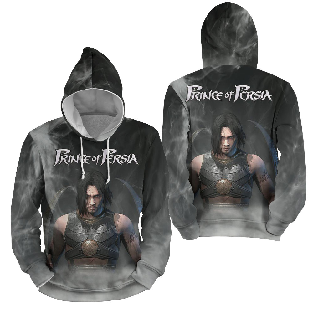 Prince Of Persia Portrait Art 3D All Over Printed Sweatshirt, Hoodie, Zip Hoodie | Fan Apparel For Men, Women