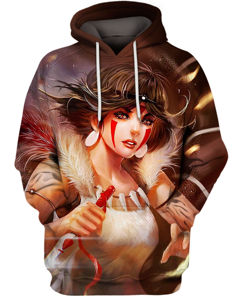 Princess Fierce 3D All Over Printed Sweatshirt, Hoodie, Zip Hoodie | Fan Apparel For Men, Women