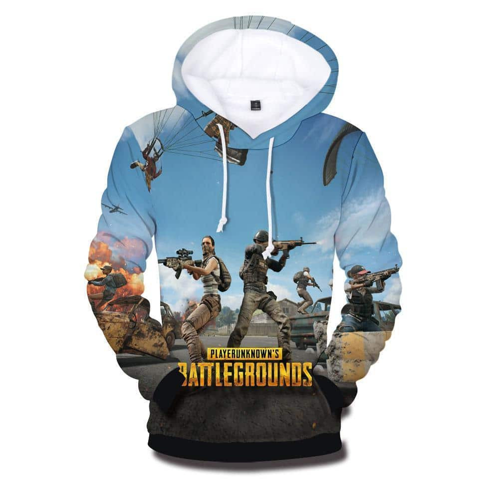 Pubg 3D All Over Printed Sweatshirt, Hoodie, Zip Hoodie | Fan Apparel For Men, Women