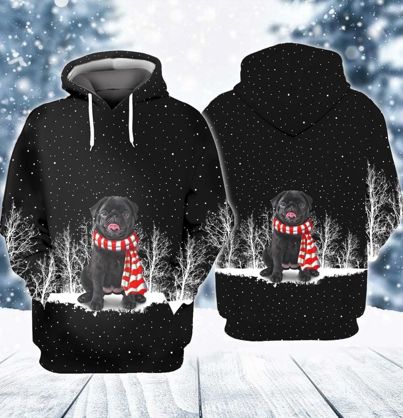 Pug Dog 3D All Over Printed Sweatshirt, Hoodie, Zip Hoodie | Fan Apparel For Men, Women