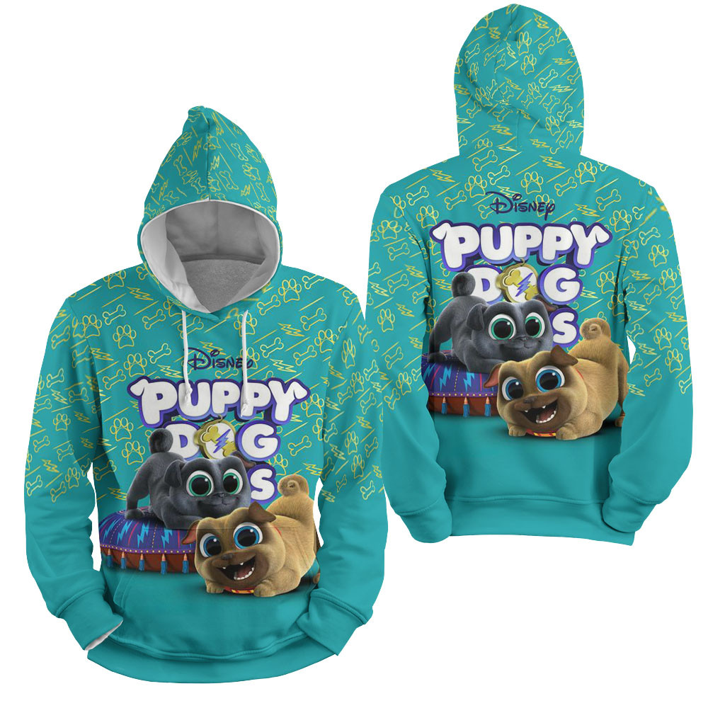 Puppy Dog Pals Movie Poster 3D All Over Printed Sweatshirt, Hoodie, Zip Hoodie | Fan Apparel For Men, Women