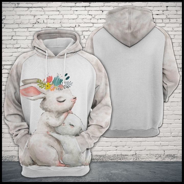 Rabbit Family 3D All Over Printed Sweatshirt, Hoodie, Zip Hoodie | Fan Apparel For Men, Women