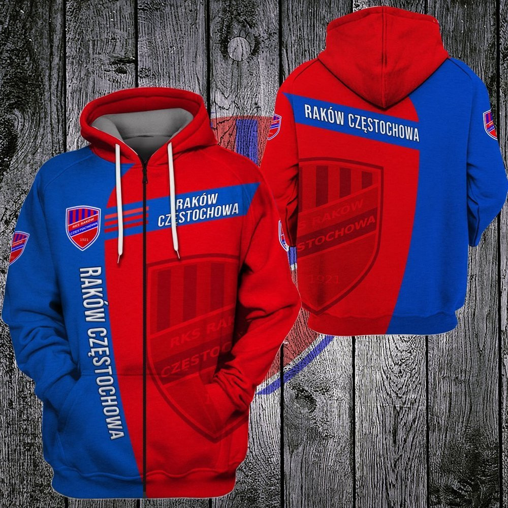 Rakow Czestochowa 3D All Over Printed Sweatshirt, Hoodie, Zip Hoodie | Fan Apparel For Men, Women
