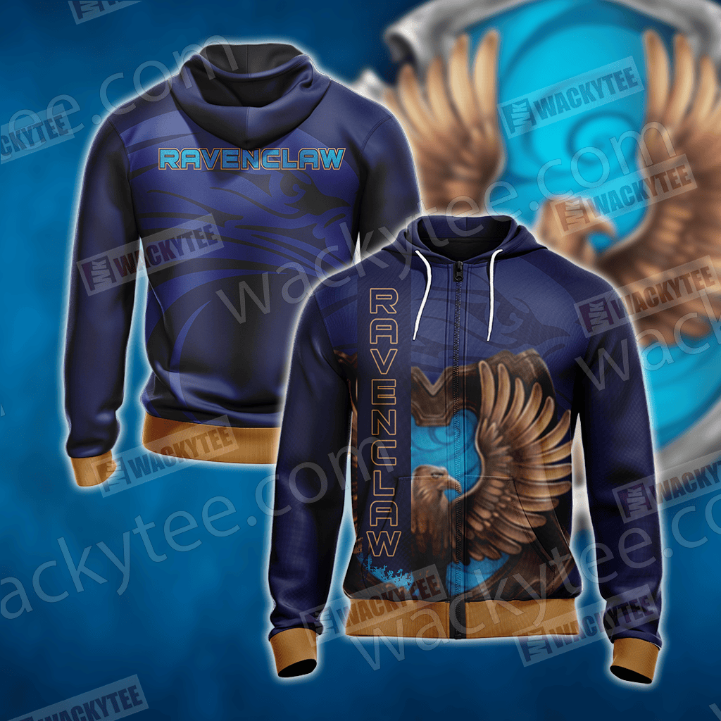 Ravenclaw The Cleverest Harry Potter 3D All Over Printed Sweatshirt, Hoodie, Zip Hoodie | Fan Apparel For Men, Women