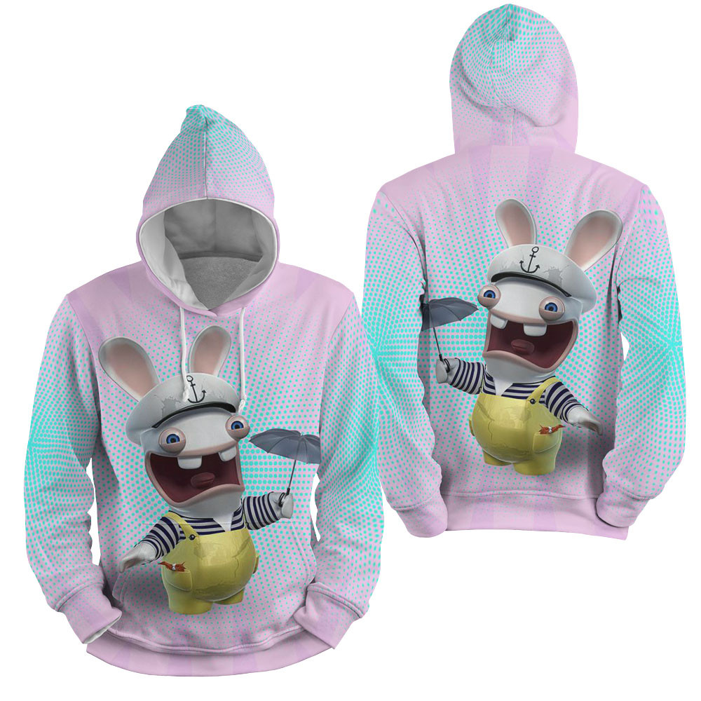 Rayman Raving Rabbids - The Rabbid Sailor 3D All Over Printed Sweatshirt, Hoodie, Zip Hoodie | Fan Apparel For Men, Women