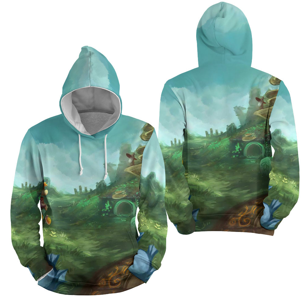 Rayman - Rayman Relaxing 3D All Over Printed Sweatshirt, Hoodie, Zip Hoodie | Fan Apparel For Men, Women