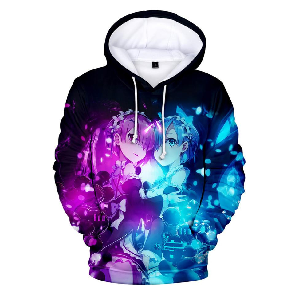 Re: Life In A Different World From Zero Dark Colo R3D Hoodie All Over Print 3D All Over Printed Sweatshirt, Hoodie, Zip Hoodie | Fan Apparel For Men, Women