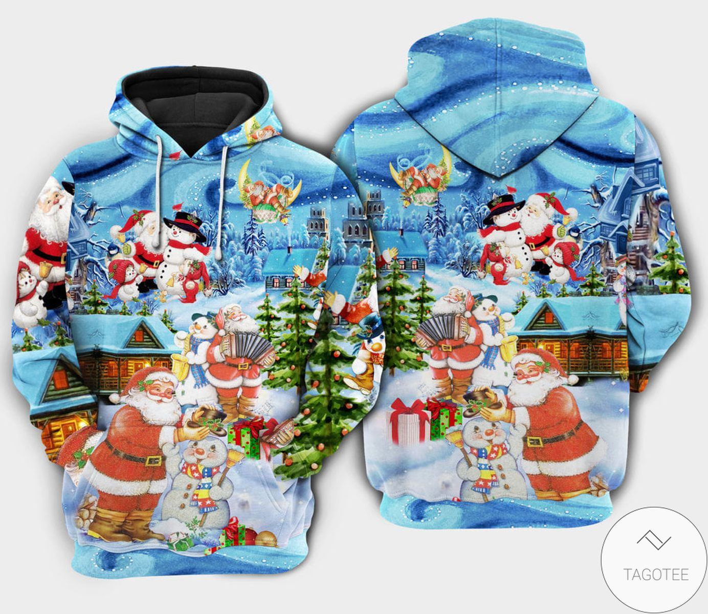 Real Christmas Vibe Santa Snow White 3D All Over Printed Sweatshirt, Hoodie, Zip Hoodie | Fan Apparel For Men, Women