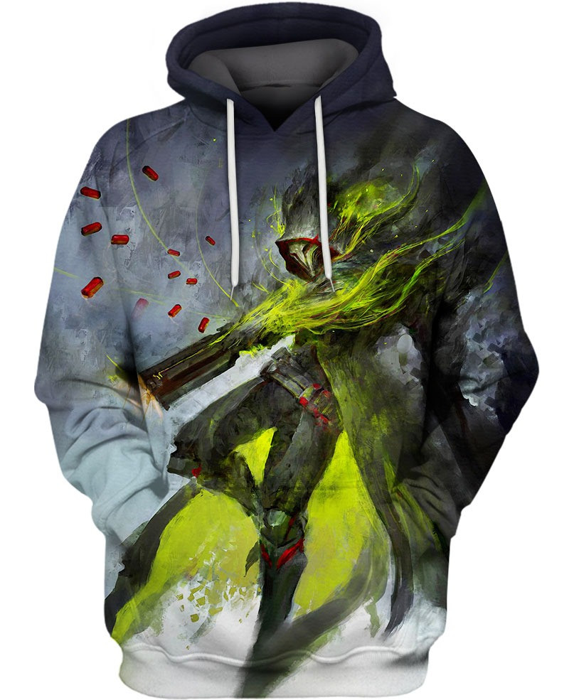 Reaper Overwatch 3D All Over Printed Sweatshirt, Hoodie, Zip Hoodie | Fan Apparel For Men, Women