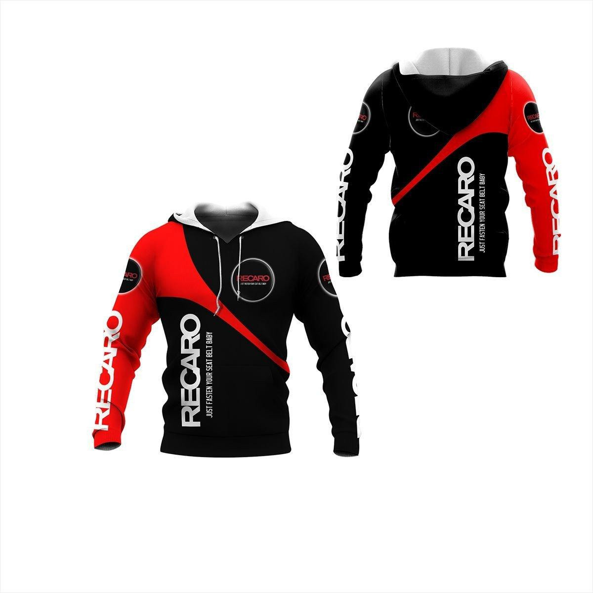Recaro Unisex 3D All Over Printed Sweatshirt, Hoodie, Zip Hoodie | Fan Apparel For Men, Women