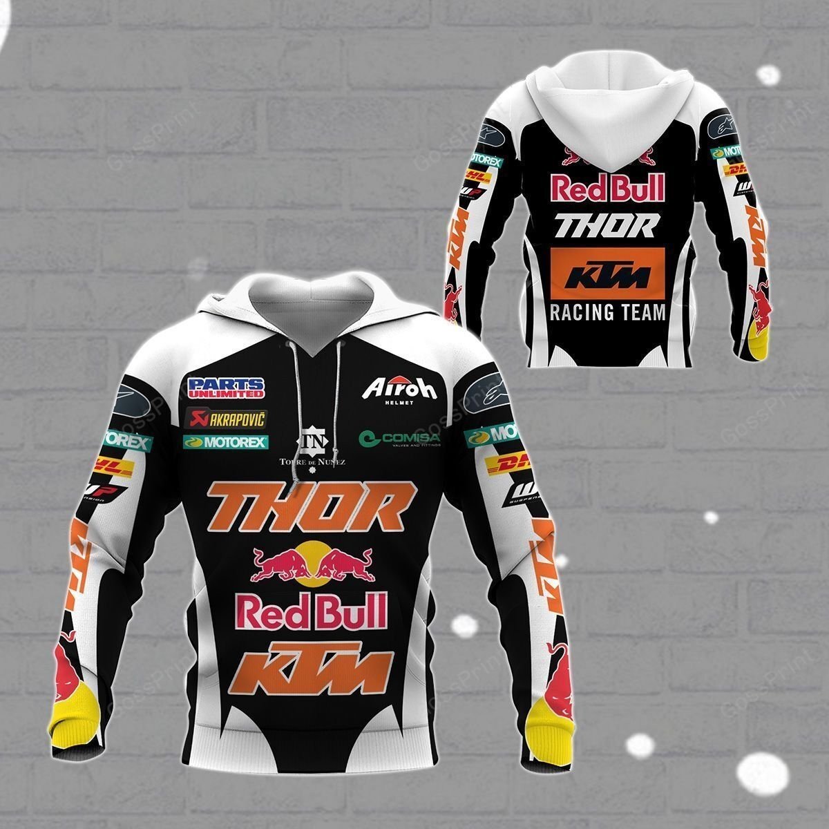 Red Bull Ktm Racing Team 3D All Over Printed Sweatshirt, Hoodie, Zip Hoodie | Fan Apparel For Men, Women