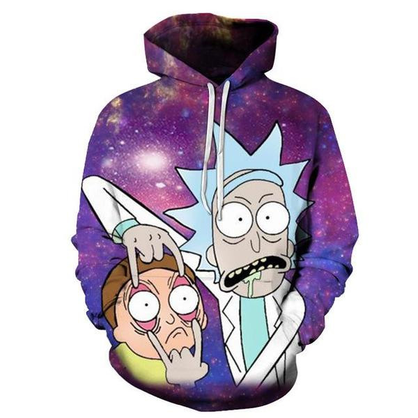 Rick And Morty 3D All Over Printed Sweatshirt, Hoodie, Zip Hoodie | Fan Apparel For Men, Women