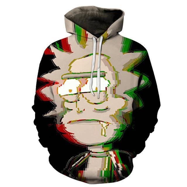 Rick And Morty 3D All Over Printed Sweatshirt, Hoodie, Zip Hoodie | Fan Apparel For Men, Women