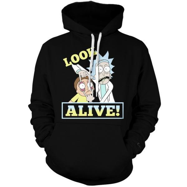 Rick, Morty Peace Ii Unisex Pullover Hoodie 3D All Over Printed Sweatshirt, Hoodie, Zip Hoodie | Fan Apparel For Men, Women