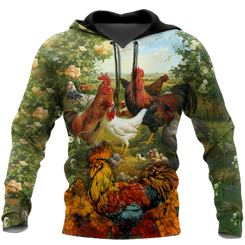 Rooster 3D All Over Printed Sweatshirt, Hoodie, Zip Hoodie | Fan Apparel For Men, Women
