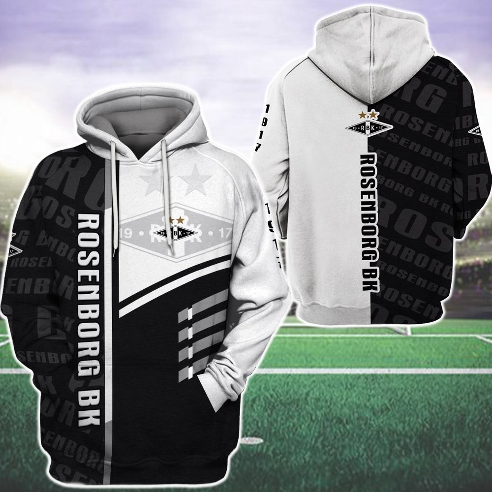Rosenborg B.k. 3D All Over Printed Sweatshirt, Hoodie, Zip Hoodie | Fan Apparel For Men, Women