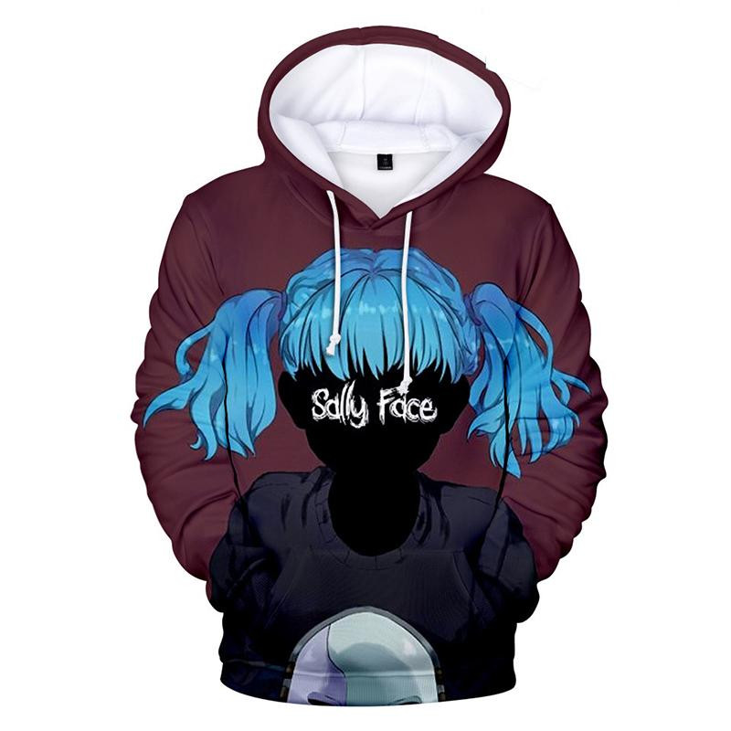 Sally Face Game Series Character 3D All Over Printed Sweatshirt, Hoodie, Zip Hoodie | Fan Apparel For Men, Women