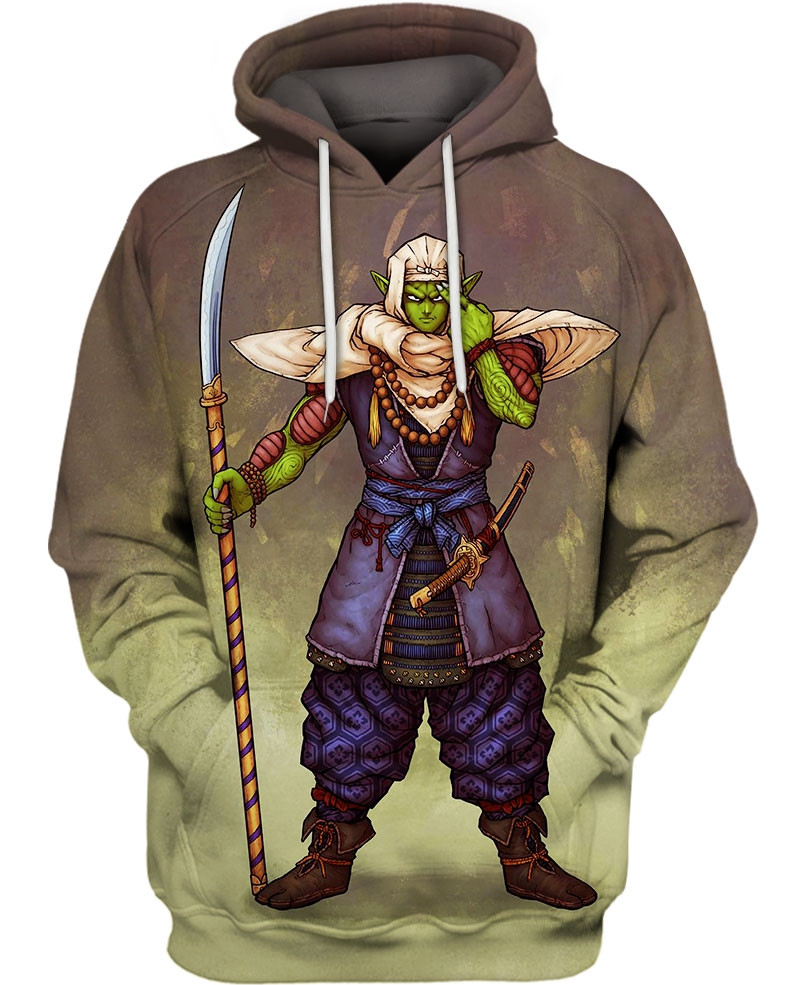 Samurai Piccolo Dragon Ball 3D All Over Printed Sweatshirt, Hoodie, Zip Hoodie | Fan Apparel For Men, Women