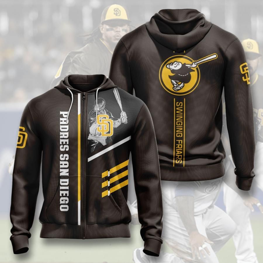 San Diego Padres 3D All Over Printed Sweatshirt, Hoodie, Zip Hoodie | Mlb Fan Gear For Men, Women