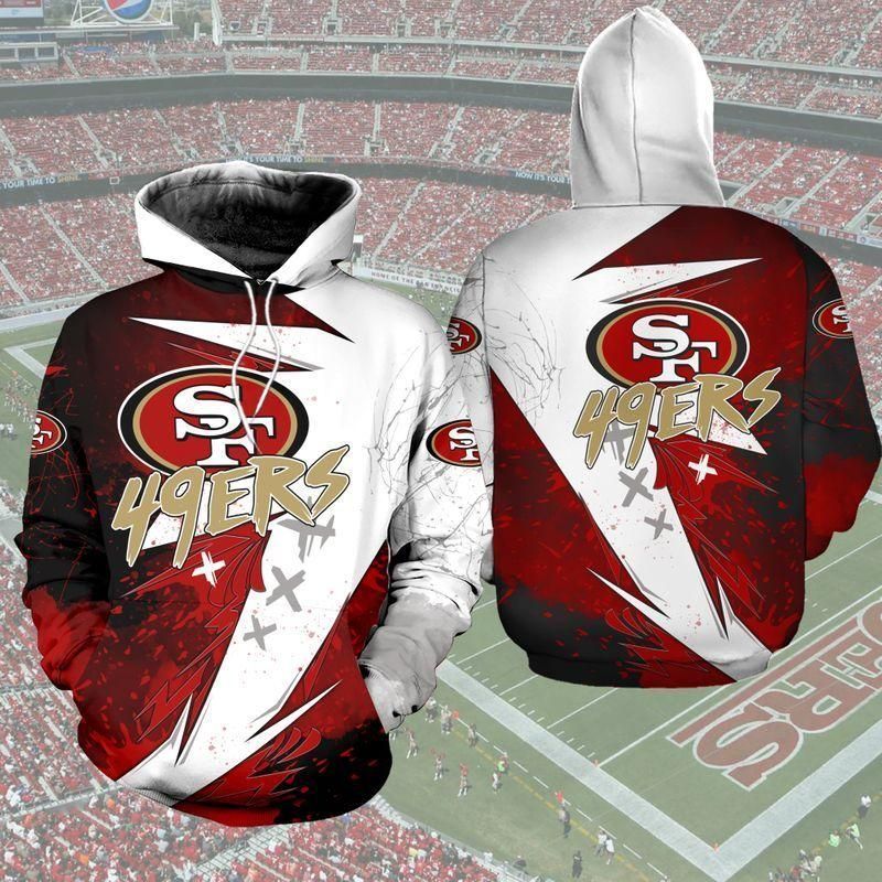 San Francisco 49ers 3D All Over Printed Sweatshirt, Hoodie, Zip Hoodie | Nfl Fan Gear For Men, Women