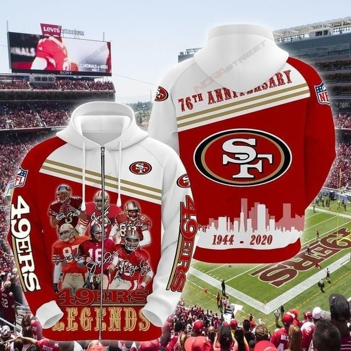 San Francisco 49ers 3D All Over Printed Sweatshirt, Hoodie, Zip Hoodie | Nfl Fan Gear For Men, Women