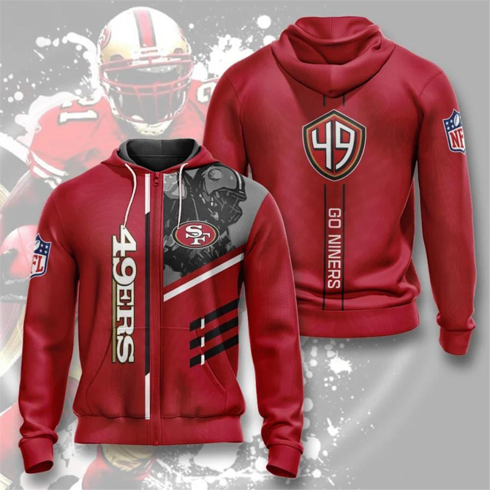 San Francisco 49ers 3D All Over Printed Sweatshirt, Hoodie, Zip Hoodie | Nfl Fan Gear For Men, Women