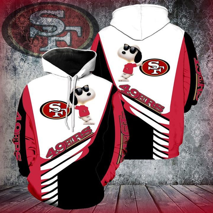 San Francisco 49ers Snoopy For 49ers Fan 3D All Over Printed Sweatshirt, Hoodie, Zip Hoodie | Nfl Special Edition Fan Gear For Men, Women
