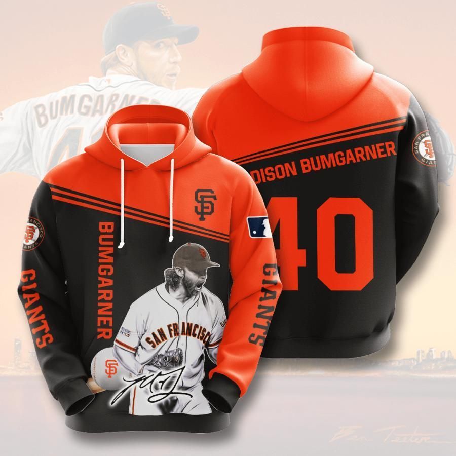 San Francisco Giants Madison Bumgarner 40 3D All Over Printed Sweatshirt, Hoodie, Zip Hoodie | Nfl Fan Gear For Men, Women