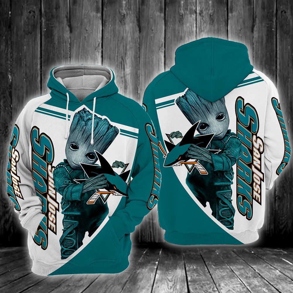 San Jose Sharks 3D All Over Printed Sweatshirt, Hoodie, Zip Hoodie | Nhl Fan Gear For Men, Women