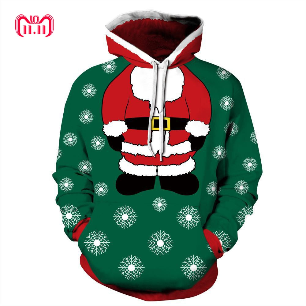 Santa Claus 3D All Over Printed Sweatshirt, Hoodie, Zip Hoodie | Fan Apparel For Men, Women
