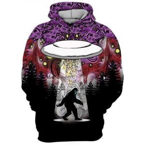 Scary Bigfoot 3D All Over Printed Sweatshirt, Hoodie, Zip Hoodie | Fan Apparel For Men, Women