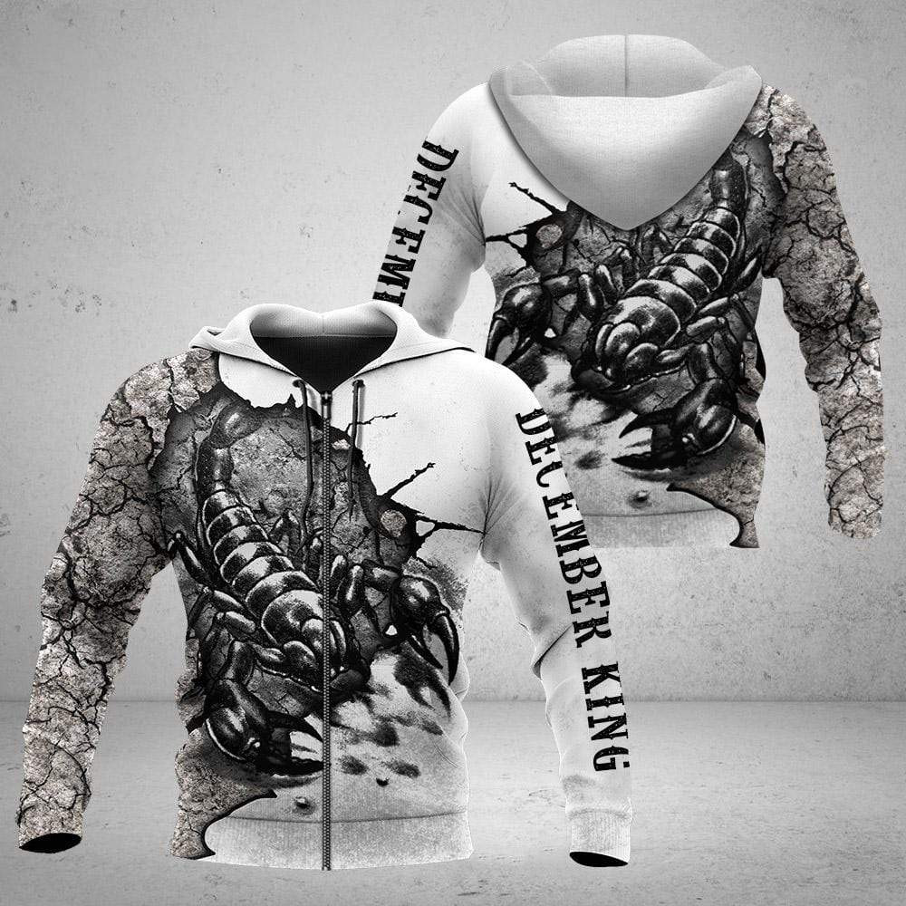 Scorpion 3D All Over Printed Sweatshirt, Hoodie, Zip Hoodie | Fan Apparel For Men, Women