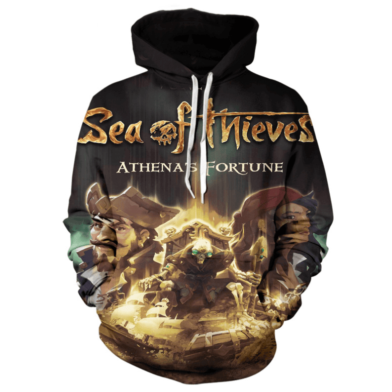 Sea Of Thieves 3D All Over Printed Sweatshirt, Hoodie, Zip Hoodie | Fan Apparel For Men, Women