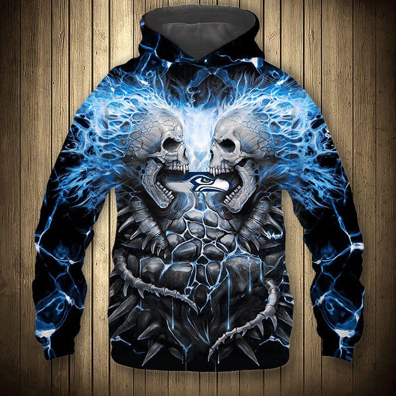 Seattle Seahawks 3D All Over Printed Sweatshirt, Hoodie, Zip Hoodie | Fan Apparel For Men, Women