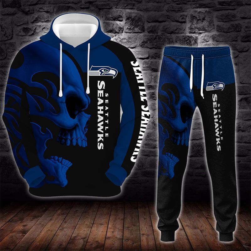 Seattle Seahawks Skull 3D All Over Printed Sweatshirt, Hoodie, Zip Hoodie | Special Edition Fan Apparel For Men, Women
