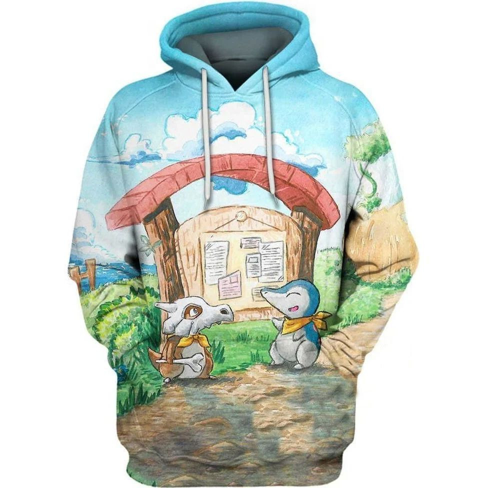 Self-drawn Pictures Of Animals 3D All Over Printed Sweatshirt, Hoodie, Zip Hoodie | Fan Apparel For Men, Women
